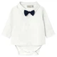 Сорочка-боді Name it Charlie White, колір білий, розмір 68 (241.13227242.BWHI) - зображення 1