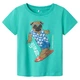Футболка Name it Go surf, цвет бирюзовый, размер 86 (251.13241419.TURQ) - изображение 1
