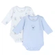 Боди (2 шт) Chicco Fabio, цвет голубой, размер 98 (091.00350.021) - изображение 1