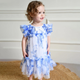 Платье Angel`s Face Rosebud Blue Flower Snowdrop, цвет голубой, размер 80 (241.ROSEBUD.SNOWD) - изображение 3