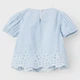 Блузка Name it Alma Blue, цвет голубой, размер 104 (241.13227303.CBLU) - изображение 3
