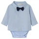 Рубашка-боди Name it Charlie, цвет голубой, размер 68 (241.13227242.CBLU) - изображение 1