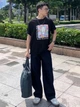 Футболка хлопковая женская Uniqlo 877068785 S Черная (1159856459) - изображение 13