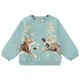 Світшот Molo Disc Kitten Star Dusty, колір бірюзовий, розмір 80 (4W24J201.3755) - зображення 1