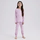 Пижама Name it Annika, цвет сиреневый, размер 122/128 (243.13227048.PLAV) - изображение 2