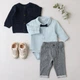 Рубашка-боди Name it Karl, цвет голубой, размер 62 (251.13227242.CBLU) - изображение 4