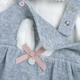 Комплект Chicco Magic Ears: боди и велюровый полукомбинезон, цвет серый, размер 72 (091.00517.091) - изображение 2