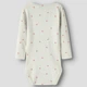 Боди Name it Alva Cream, цвет бежевый, размер 62 (261.13252664.PMEL) - изображение 2