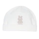 Велюрова шапка Chicco Cuddly Bunny, колір білий, розмір 44 (091.00306.030) - зображення 1