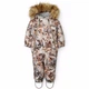 Зимовий термокомбінезон Molo Pyxis Fur Playing Foxes, колір бежевий, розмір 86 (5W25N105.9369) - зображення 1