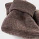 Пинетки из шерсти мериноса Name it Juni Brown, цвет бордовый, размер 50/56 (243.13228398.SPAR) - изображение 2