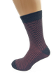 Набір чоловічих бавовняних шкарпеток Cool Socks Cotton Geometry Color Collection, високі з геометричним візерунком (12 пар) розмір 38-42 - изображение 3