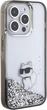 Панель Karl Lagerfeld Liquid Glitter Choupette для Apple iPhone 15 Pro Transparent (3666339164218) - зображення 4