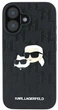 Панель Karl Lagerfeld Monogram Karl & Choupette Head Pin для Apple iPhone 16 Black (3666339329365) - зображення 3