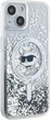 Панель Karl Lagerfeld Liquid Glitter Choupette Head Magsafe для Apple iPhone 14 / 15 / 13 Transparent (3666339285722) - зображення 4