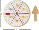 Układanka drewniana Fisher-Price Tort ze świeczkami 14 elementów JGR82 (194735321117) - obraz 4