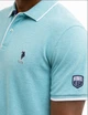 Чоловічі футболки-поло U.S. Polo Assn. Team Piped Heather Pique зі 100% бавовни з контрастною окантовкою S світло-блакитна - зображення 2