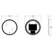 Дзеркало Zerix Solo MC01-80 з LED Touch, Anti-fog, димером, регулятором яскравості (ZX6064) ( 17000 ) - изображение 5