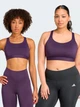 Спортивный топ для фитнеса женский Adidas Tlrdreact Training JW4874 S-AB Фиолетовый (4068809020021) - изображение 6