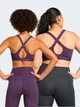 Спортивный топ для фитнеса женский Adidas Tlrdreact Training JW4874 S-AB Фиолетовый (4068809020021) - изображение 7