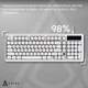 Клавіатура Ajazz AF98 Black USB-C White (AF98-W) ( 24942 ) - изображение 8