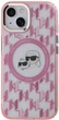 Панель Karl Lagerfeld IML Monogram Karl & Choupette Head MagSafe для Apple iPhone 15 Pink (3666339285029) - зображення 3