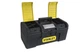 Ящик для инструмента Stanley Basic Toolbox 1-79-218 пластиковый для хранения и транспортировки инструментов, 26×59,5×28,1 см, Черно-желтый - изображение 3