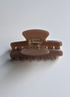 Краб для волос темно-бежевый Barrette La France Retro Acrylic Hair Clip 8.2 см - изображение 8