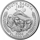 Монета 25 центів (квотер) США 2006 D BU "Штати і території - Південна Дакота. South Dakota - изображение 1