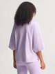 Футболка хлопковая женская Adidas ALL SZN Soft Lux Loose Sportswear JW5069 S Фиолетовая (4068808547338) - изображение 7