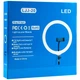 Лампа Fill Light 20 см 3200-5500K USB-A для фото та відео LJJ-20 чорний - зображення 2