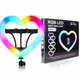 Лампа RGB 33 см 3200-5600К 3 держателя USB черный JM33-13 для фото и видео контента - изображение 2