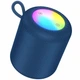 Портативна колонка Hoco HC30 потужність 5W Bluetooth 5.4 USB Type-C RGB підсвічування з FM приймачем синій - зображення 1
