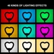 Лампа RGB 40Вт 48см с пультом USB для фотосъемки и макияжа черный Heart Style - изображение 7