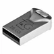 USB флешка 16Гб металл USB 2.0 для хранения и переноса данных модель Metal 106 цвет стальной - изображение 1