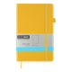 Книга записна Buromax Etalon 125*195мм 96 аркушів у крапку обкладинка штучна шкіра Жовта (BM.291360-08) - изображение 1