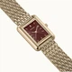 Часы Burker Olivia Gold Burgundy - изображение 5