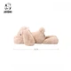 Мягкая игрушка кролик Jooki Lying Bunny с бантиками 35 см Пудровый 85937 (4821000406335) - изображение 3