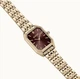 Часы Burker Isabell Gold Burgundy - изображение 3
