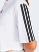 Футболка хлопковая оверсайз короткая женская Adidas W 3S Sj Tlr T JD4999 M White/Black (4067902192628) - изображение 5