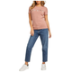 Жіноча футболка Guess (7626741011384) Pepper Metallic Logo M коричнева (чайна троянда) - зображення 2