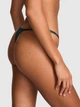 Женские трусики Victoria's Secret (2889177891784) Logo Cotton Scoop Thong L зеленые - изображение 2