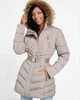 Куртка жіноча Guess (7626741485390) stevie hooded puffer XS бежева - зображення 2