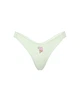 Женские трусики Victoria's Secret (282995498791) Logo Cotton Shine High-Leg Thong XS желтые - изображение 3