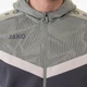 Олімпійка (мастерка) з капюшоном Jako ICONIC темно-сіро-сіро-м'ятна 2XL 6824-852 - зображення 7