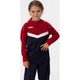 Реглан детский Jako ZIP TOP ICONIC темно-сине-бело-красный 122-134 см 8624-901 - изображение 5