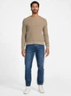 Светр чоловічий Guess (7620837158519) Olex Crewneck L бежевий (бурий) - зображення 2
