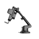 Тримач телефону автомобільний XO з бездротовою зарядкою WX036 Automatic Arm Clamp Type Wireless чорний - изображение 3