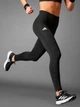 Спортивные леггинсы для фитнеса высокие женские Adidas Adizero Essentials IP3085 M Черный/Белый (4066759562394) - изображение 1