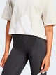 Футболка хлопковая оверсайз короткая женская Adidas W Bl Sj Bf T JG8729 XXS Wonalu/White (4067902913018) - изображение 9